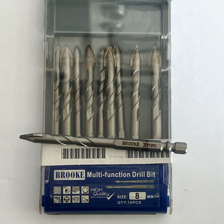 مته همه کاره گرانیت و سرامیک ( BROOKE (8mm